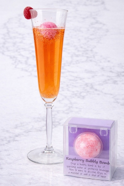 Raspberry Bubbly Bomb