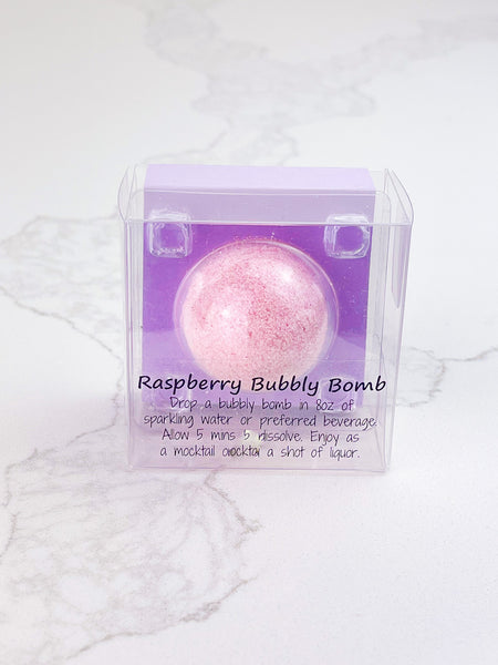 Raspberry Bubbly Bomb