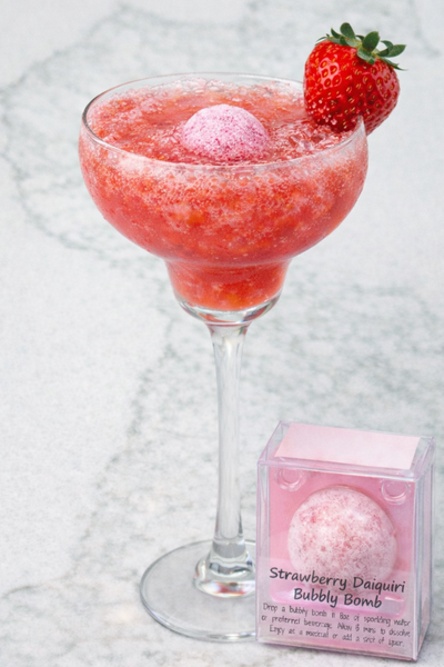 Strawberry Daiquiri Bubbly Bomb